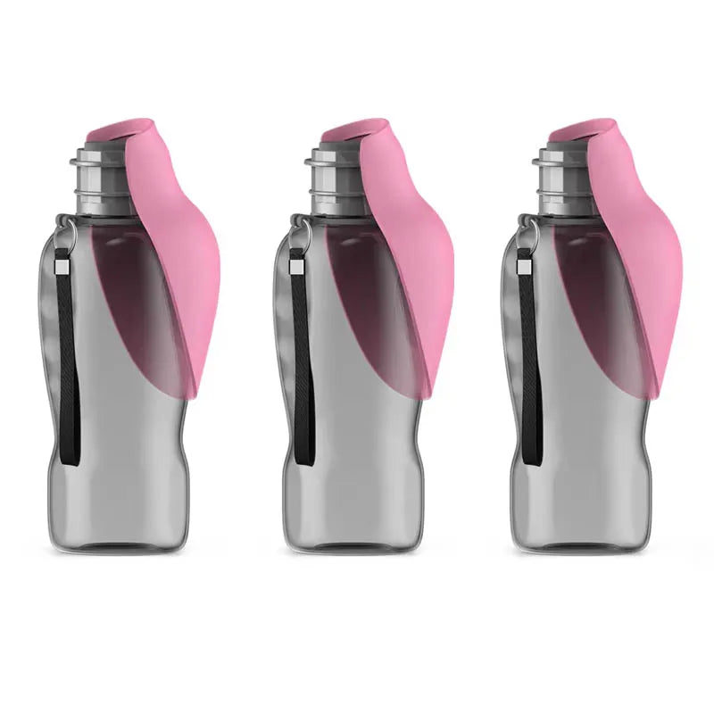 800ml large capacity dog outdoor pet water cup portable accompanying cup folding flip water feeder outdoor water bottle supplies