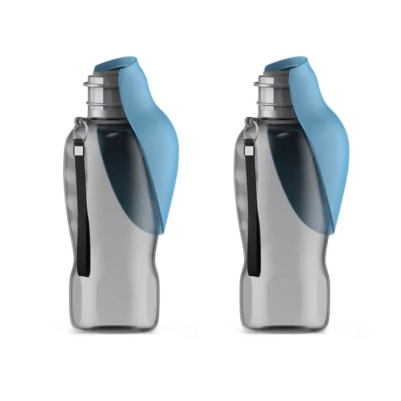 800ml large capacity dog outdoor pet water cup portable accompanying cup folding flip water feeder outdoor water bottle supplies