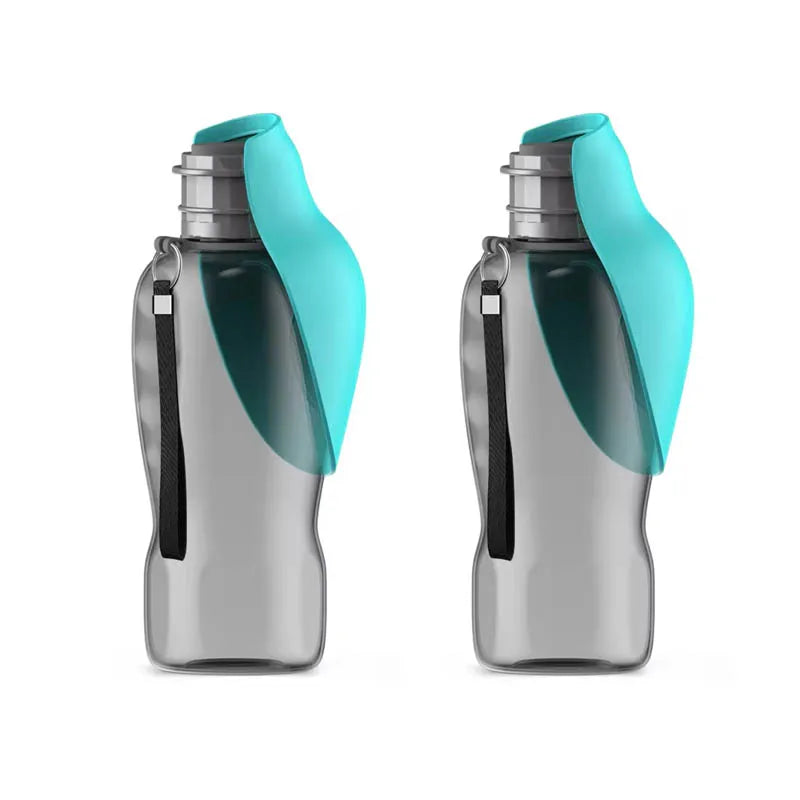 800ml large capacity dog outdoor pet water cup portable accompanying cup folding flip water feeder outdoor water bottle supplies